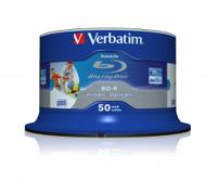 Verbatim BD-R Printable Spindle 6x 25GB (Pack of 50) 43812