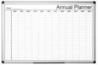 Bi-Office Black and White Annual Planner 90x60cm