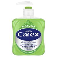 Carex Handwash Aloe Vera 250ml Anti-Bacterial (Pack 6) - 30891