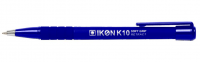 ValueX Retractable Ballpoint Pen Soft Grip 1.0mm Tip 0.7mm Line Blue (Pack 12) - K10-03