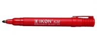 ValueX Permanent Marker Bullet Tip 2mm Line Red (Pack 10) - K30-02