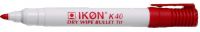 ValueX Whiteboard Marker Bullet Tip 2mm Line Red (Pack 10) - K40-02