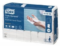 Tork Xpress Soft H2 Multifold Hand Towel 110 Sheets White (Pack 21) - 100288