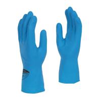 Shield Latex Rubber Household Gloves Medium Blue (Pair) - GR03/BlueMedium