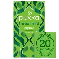 Pukka Tea Three Mint Tea Envelopes (Pack 20) 5065000523138