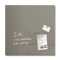 Sigel Magnetic Glass Board artverum 48x48x1.5cm Taupe
