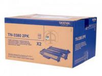 Brother Black Toner Cartridge 2 x 8k Twinpack - TN3380