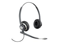 HP Poly EncorePro HW720 Wired Quick Disconnect Noise-Cancelling Binaural Headset