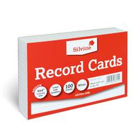 ValueX Record Cards Ruled 152x102mm White (Pack 100) - 564W