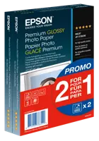 Epson Glossy Photo Paper 10 x 15cm 2 x 40 Sheets - C13S042167