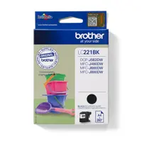 Brother Black Ink Cartridge 7ml - LC221BK