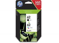 OEM HP 62 Black and Tri-Colour Original Ink Cartridge Multipack