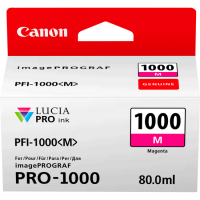 Canon PFI1000M Magenta Standard Capacity Ink Cartridge 80ml - 0548C001