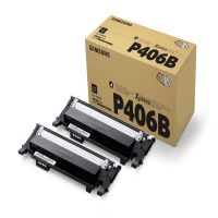 Samsung CLTP406B Black Toner Cartridge 2x 1.5K Twinpack pages - SU374A