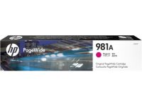 HP 981A Magenta Standard Capacity Ink Cartridge 70ml for HP PageWide Enterprise Color 556/586 - J3M69A