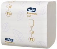 Tork T3 Folded Toilet Tissue 2-Ply 252 Sheets White (Pack 30) - 114273