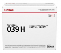 Canon 0288C001 039H Toner Cartridge Black 25K Pages ISO/IEC 19752 for Canon LBP-351