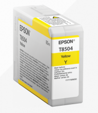 Epson T8504 Yellow Ink Cartridge 80ml - C13T850400