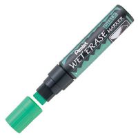 Pentel Wet Erase Chalk Marker Green Chisel tip PK12