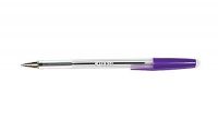 ValueX Ballpoint Pen 1.0mm Tip 0.7mm Line Violet (Pack 50) - 864017