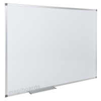 Magiboards Slim Magnetic Whiteboard Aluminium Frame 900x600mm - BC1002