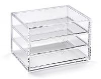 Osco Clear Acrylic 3 Drawer Chest - Mini