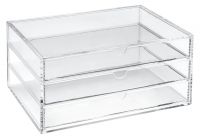 Osco Clear Acrylic 3 Drawer Chest