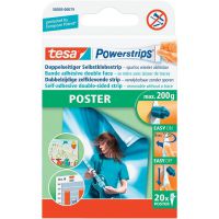 Tesa Powerstrips Poster Strips (Pack 20)