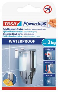 Tesa Powerstrips Large Waterproof Strips (Pack 6) 59700