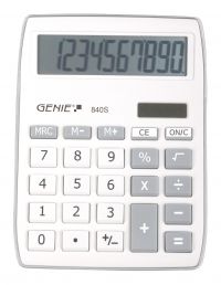 Genie 840S 10 Digit Desktop Calculator Silver - 12262