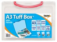 Tiger Tuff Box Polypropylene A3 Clear - 301361
