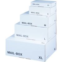 ValueX Mailing Box Small 240x180x80mm White (Pack 20)