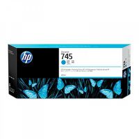HP 745 Cyan Standard Capacity Ink Cartridge 300ml - F9K03A
