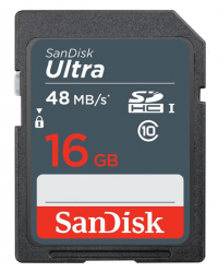 Sandisk Ultra 16GB UHSI SDHC Card