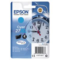 Epson 27XL Alarm Clock Cyan High Yield Ink Cartridge 10ml - C13T27124012
