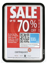 Tarifold Magneto Magnetic Back Display Frame Black A4 PK2