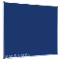 Magiboards Slim Frame Blue Felt Noticeboard Aluminium Frame 2400x1200mm - NF1AB8BLU