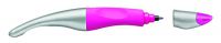 STABILO EASYoriginal Handwriting Pen 0.5mm Line Left Pink Barrel Blue Ink