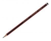 Staedtler 110 Tradition F Pencil Red/Black Barrel (Pack 12) - 110-F