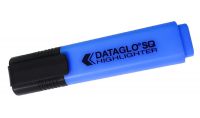 ValueX Flat Barrel Highlighter Pen Chisel Tip 1-5mm Line Blue (Pack 10) - 791003