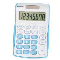 Genie 120B 8 Digit Pocket Calculator Blue - 12492