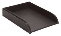Osco Faux Leather Letter Tray Brown