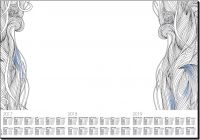 Sigel Paper Desk Pad Relax with 3 Year Calendar 595x410mm 30 Sheets White HO480