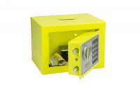 Phoenix cmpct Hme Safe Elctrnic Lock & dposit Slot Yellow