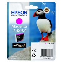 Epson T3243 Puffin Magenta Standard Capacity Ink Cartridge 14ml - C13T32434010