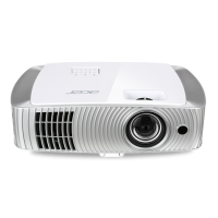 Acer H7550ST 1080P 3000 ANSI Lumens Desktop Projector White