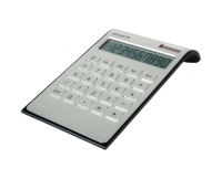 Genie DD400 10 Digit Desktop Calculator Silver