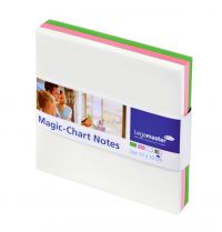 Legamaster Magic-Chart Notes Assorted 10x10cm PK250