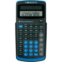 Texas Instruments TI-30 ECO RS 10 Digit Scientific Calculator Black 30RS/TBL/5E1