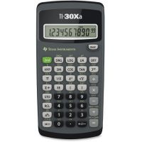 Texas Instruments TI-30XA 10 Digit Scientific Calculator Black